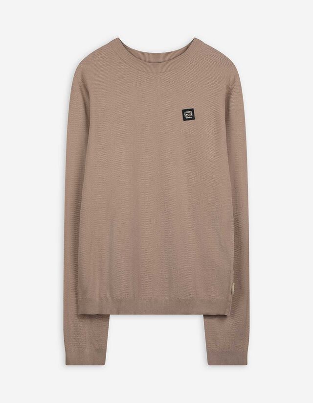 Pullover - Strick - beige