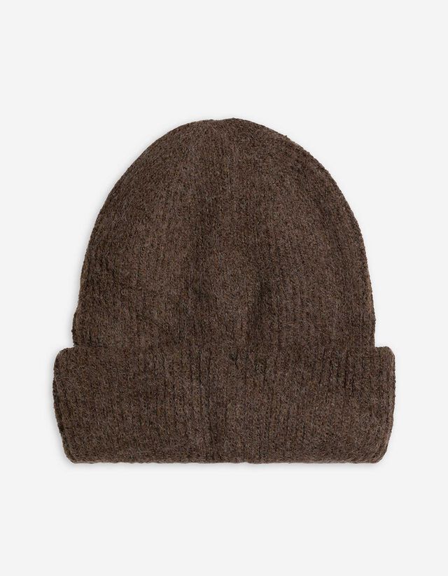 M&uuml;tze - Rippstrick - braun