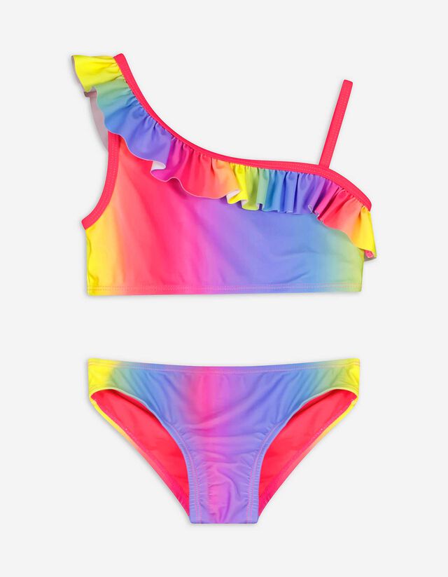 Set aus Bikinitop und Bikinislip - Farbnuancen - pink