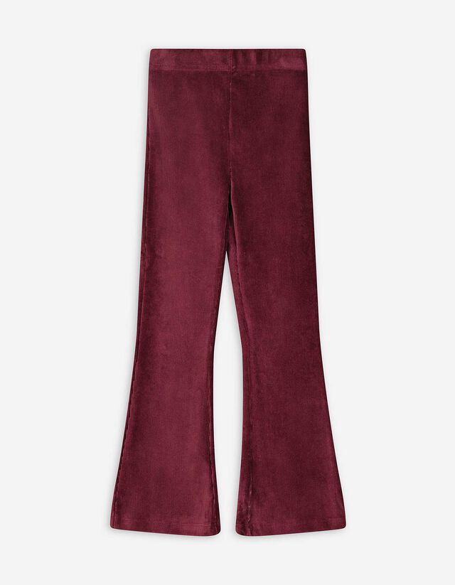 Hose - Cord - dunkelrot