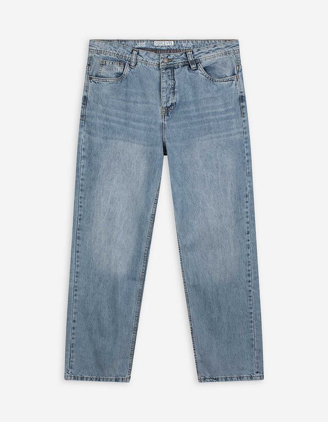 Jeans - Wascheffekte - hellblau