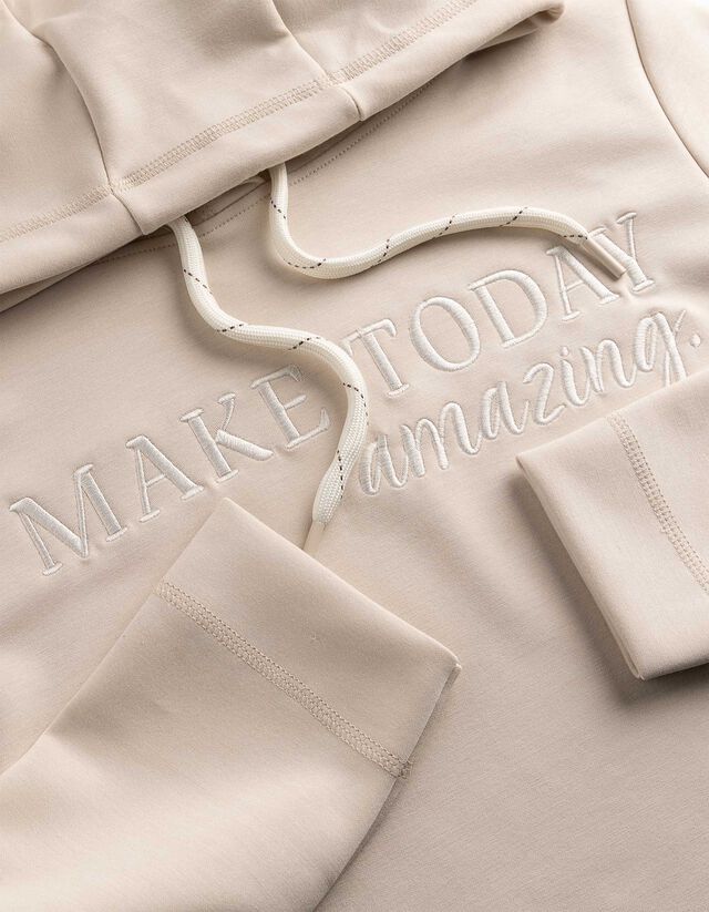 Langarmshirt - Messageprint - wei&szlig;