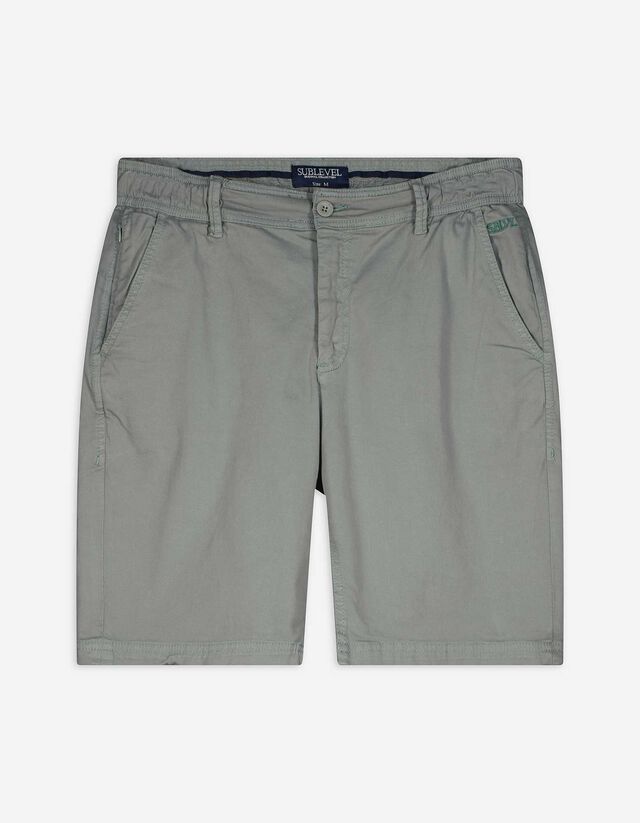 Chinoshorts - Baumwoll-Mix - t&uuml;rkis