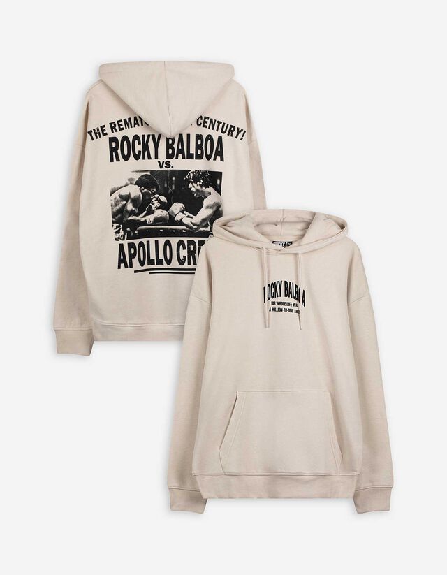Hoodie - Rocky - wei&szlig;