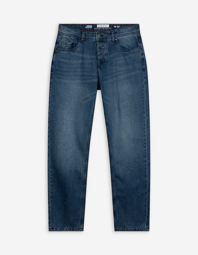 Jeans - Wascheffekte - dunkelblau