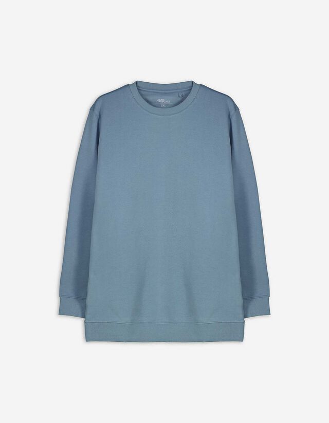 Sweatshirt - einfarbig - hellblau