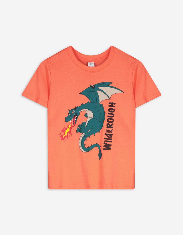 T-Shirt - Frontprint - orange