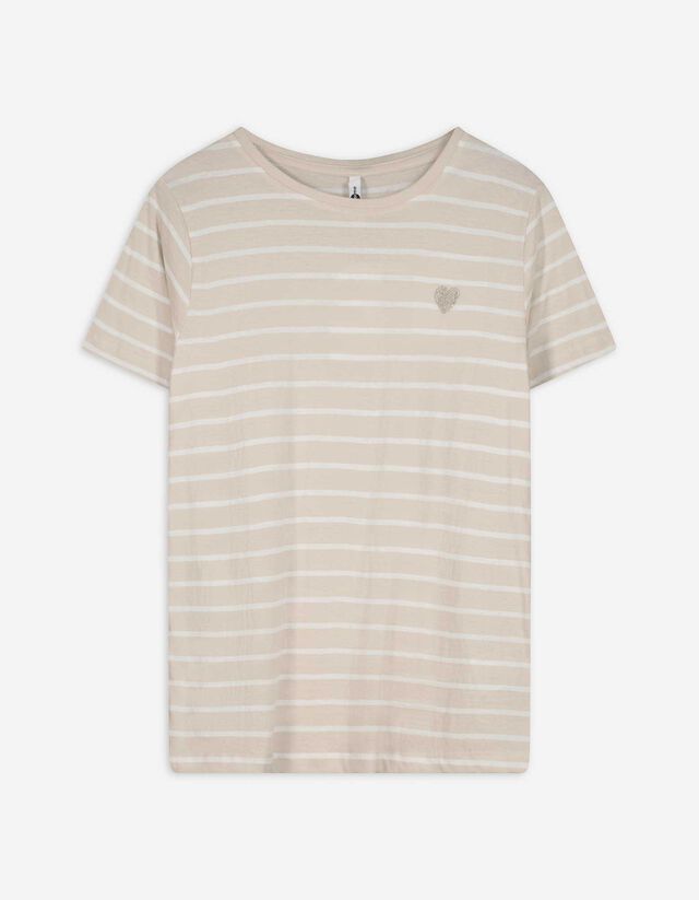 T-Shirt - Stickereien - wei&szlig;