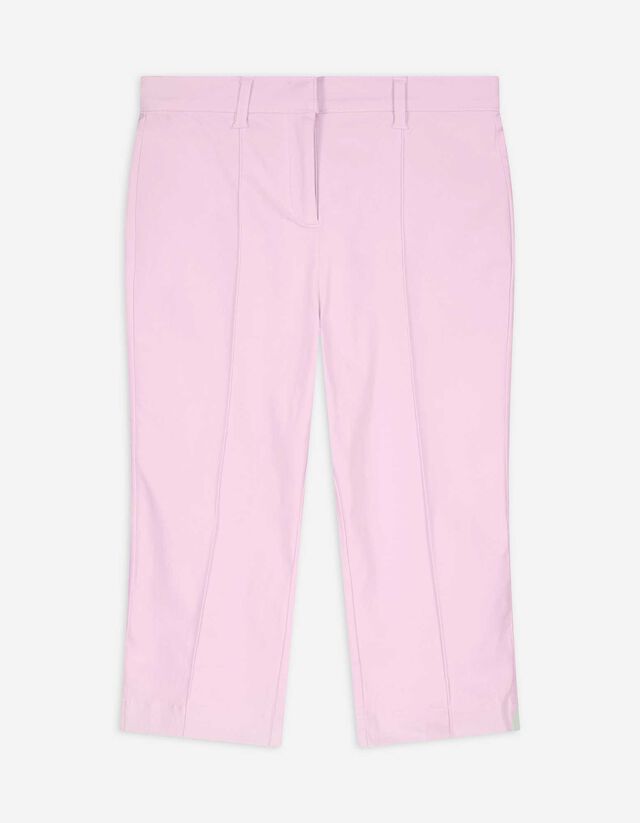 Caprihose - Viskose-Mix - rosa