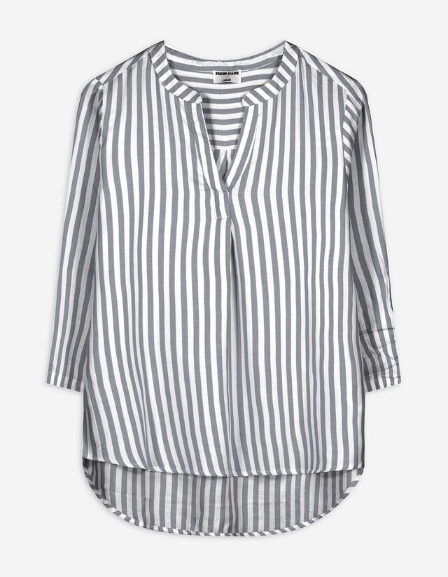 Bluse - Dreiviertel&auml;rmel - schwarz