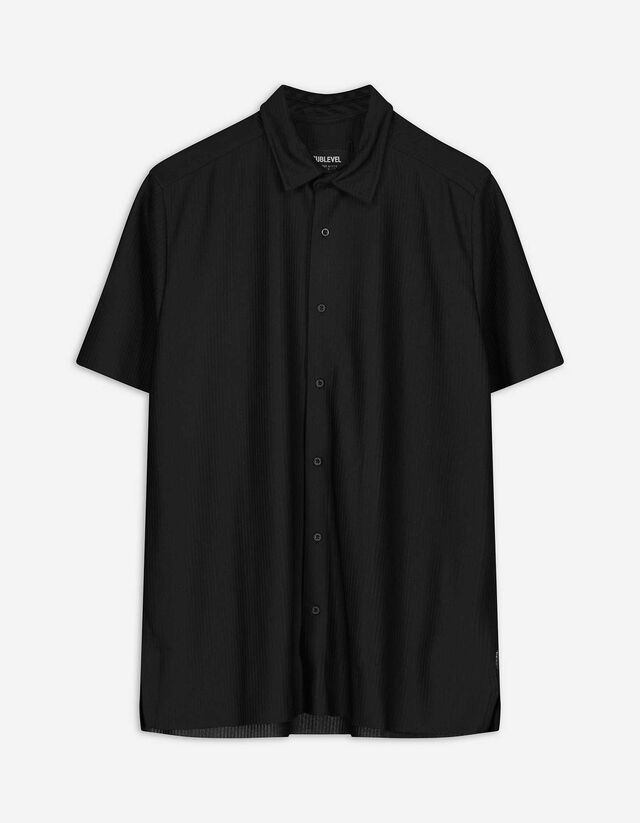 Hemd - einfarbig - schwarz