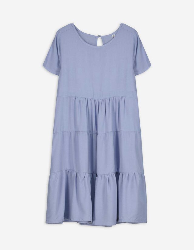Kleid - Soft-Touch - hellblau
