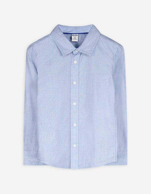 Hemd - Baumwolle - hellblau