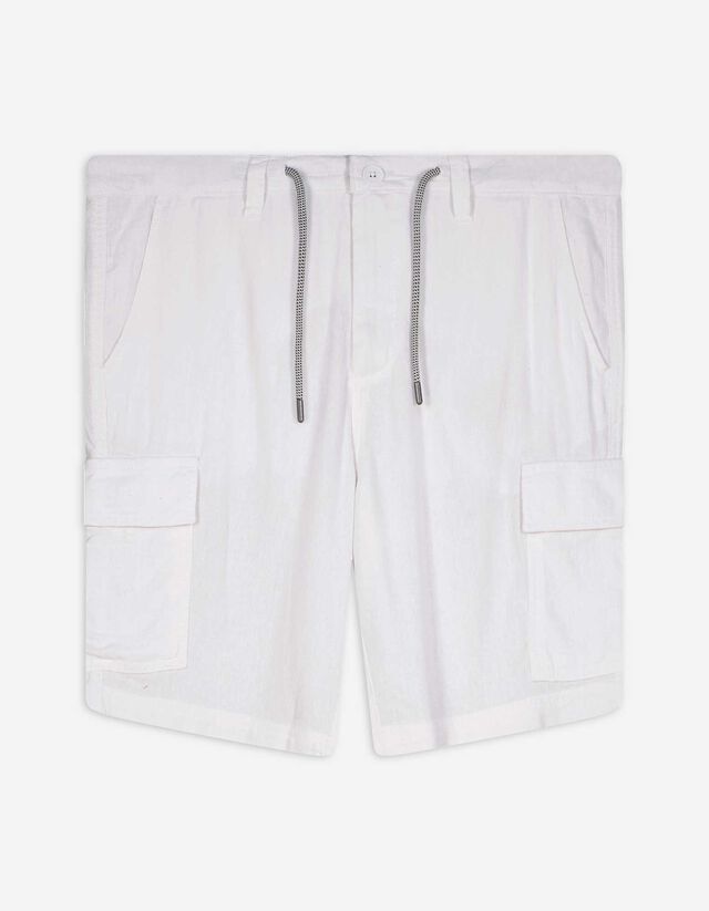 Cargoshorts - Cargohose - wei&szlig;
