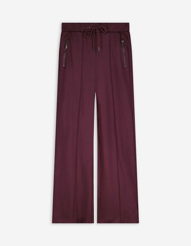 Hose - Metallic-Details - dunkellila