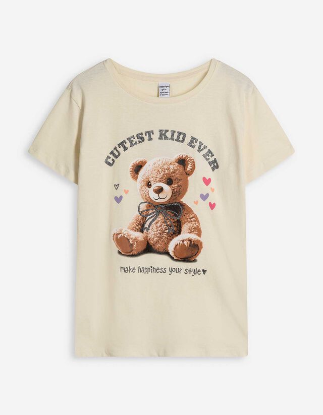 T-Shirt - Frontprint - wei&szlig;