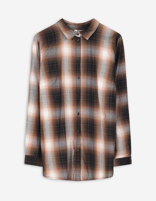 Bluse - &Auml;rmel mit fixiertem Aufschlag - schwarz