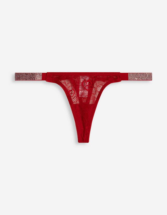 String - Ziersteine - rot