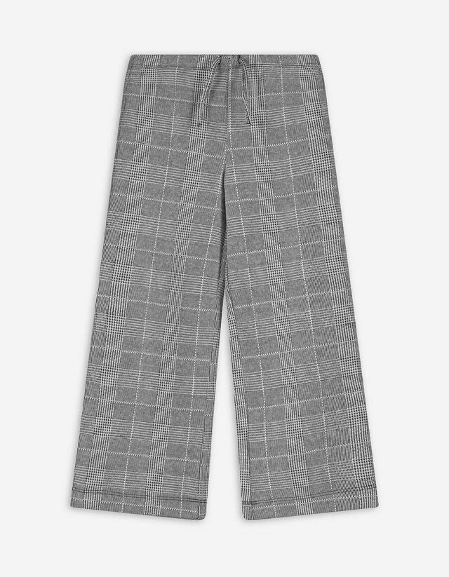 Hose - Karomuster - wei&szlig;