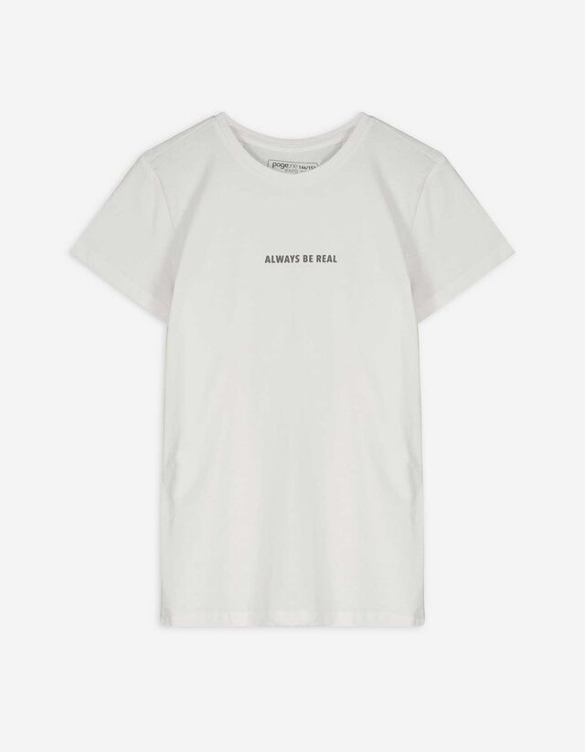 T-Shirt - Print - wei&szlig;