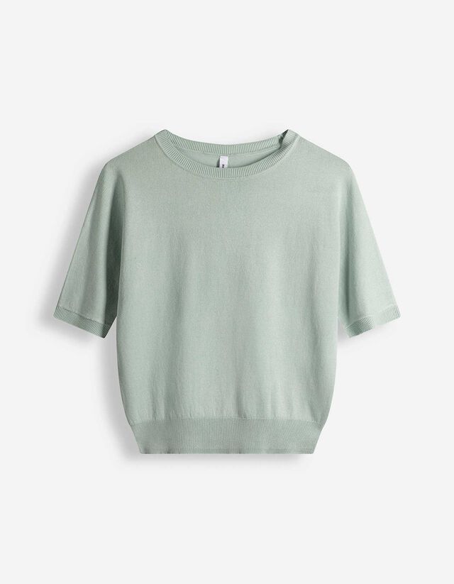 Pullover - Kurze &Auml;rmel - t&uuml;rkis