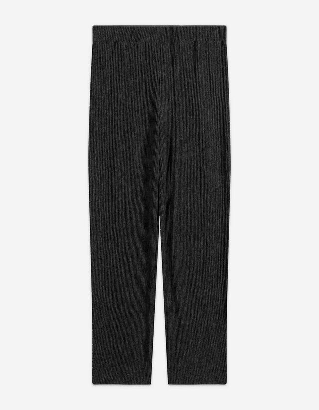 Hose - Plissee - schwarz