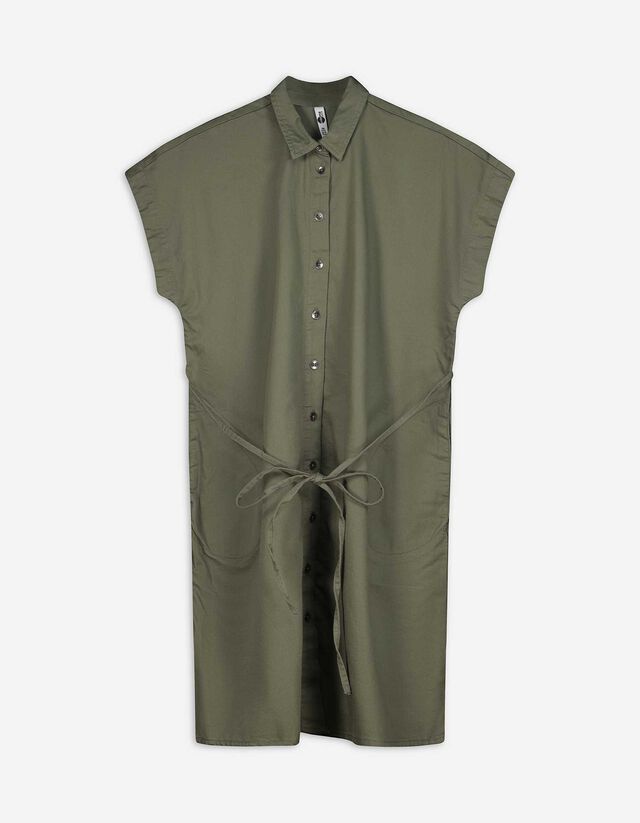 Umstandskleid - Baumwoll-Mix - gr&uuml;n