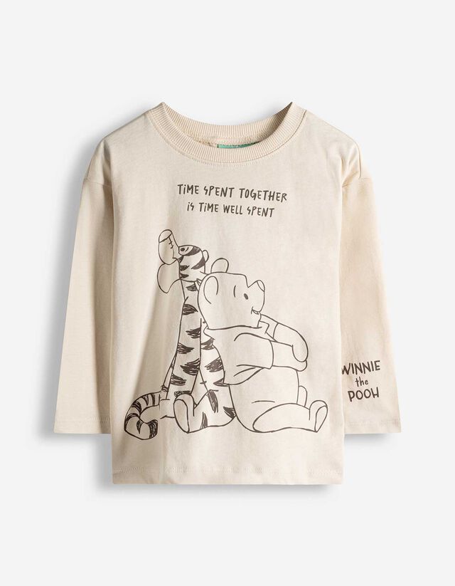 Langarmshirt - Winnie Puuh - beige