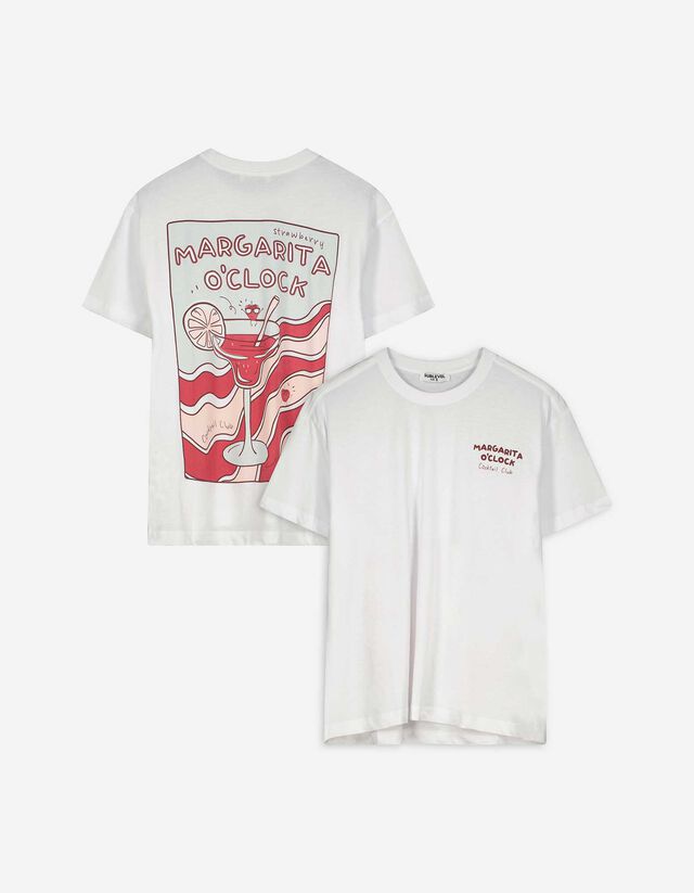 T-Shirt - Print - wei&szlig;