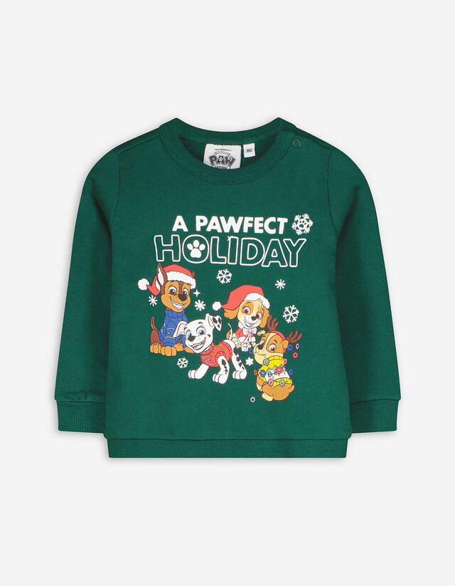 Sweatshirt - Paw Patrol - dunkelgr&uuml;n