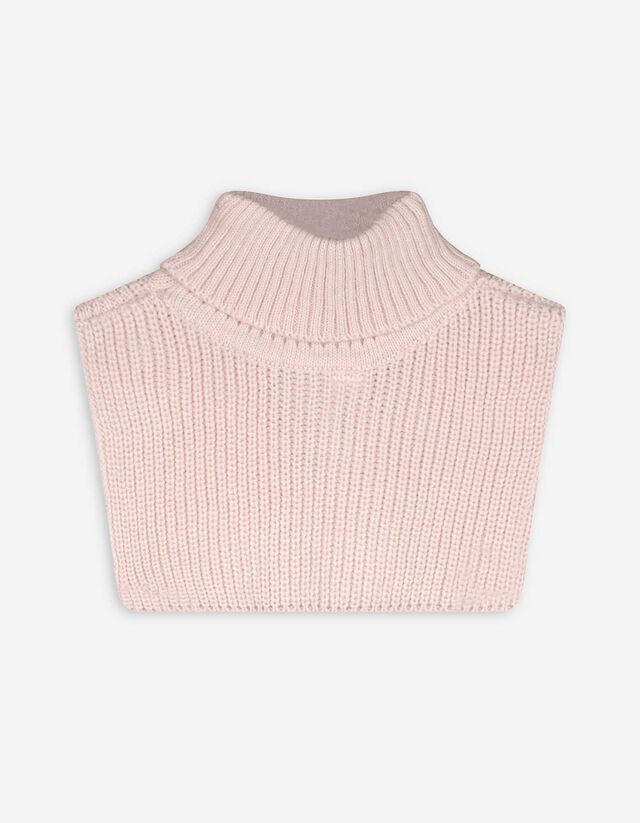 Rollkragenschal - Meliert - rosa