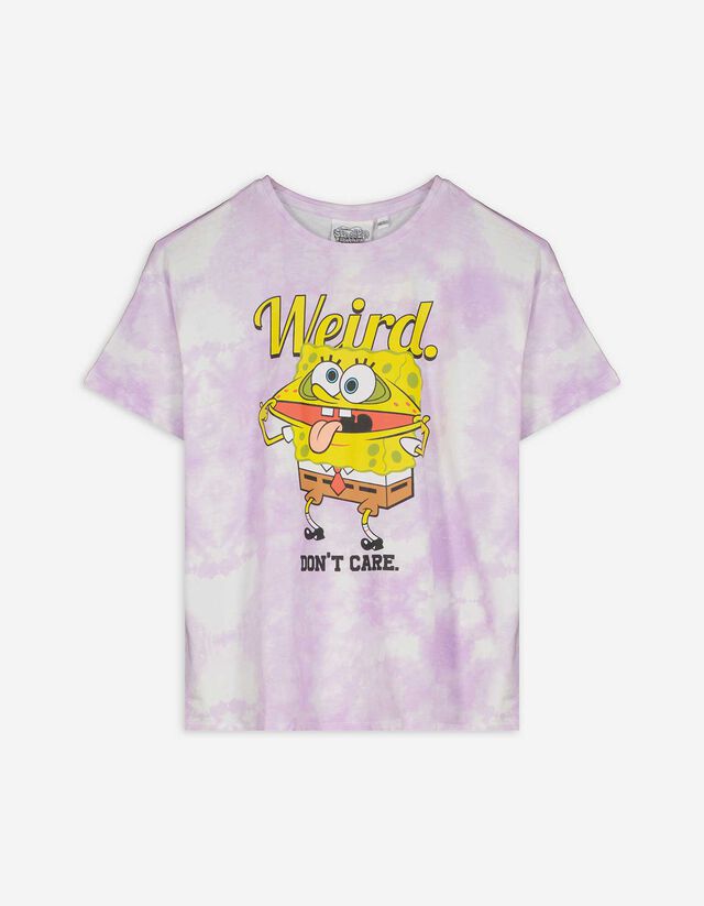T-Shirt - SpongeBob - wei&szlig;