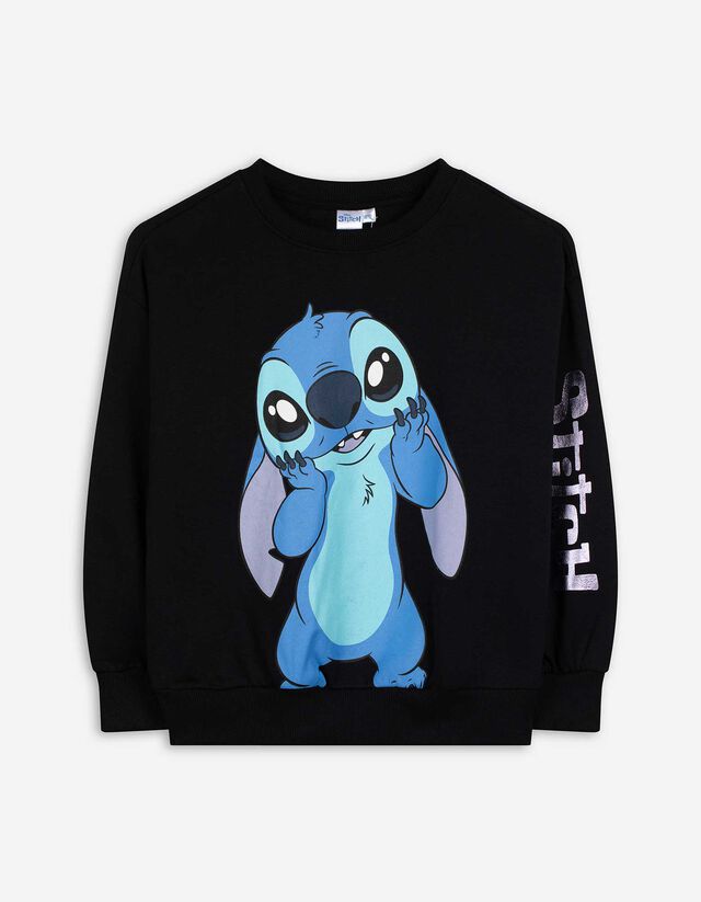 Sweatshirt - Lilo & Stitch - schwarz