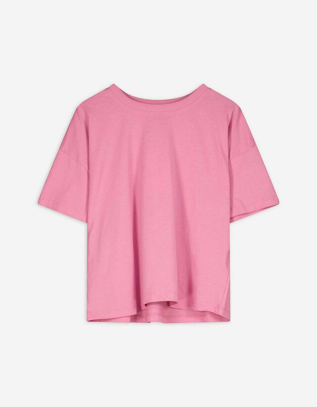 Cropped Shirt - Jersey - pink