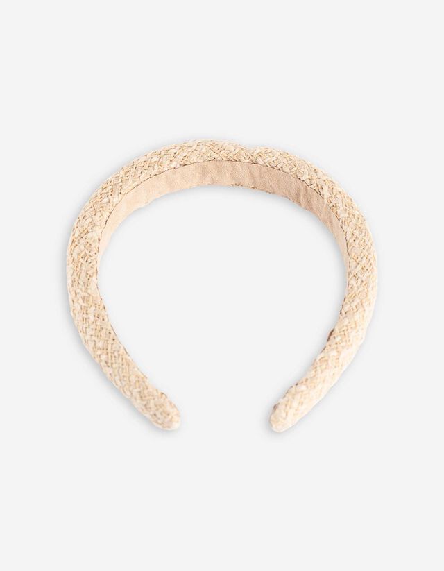 Haarschmuck - einfarbig - beige