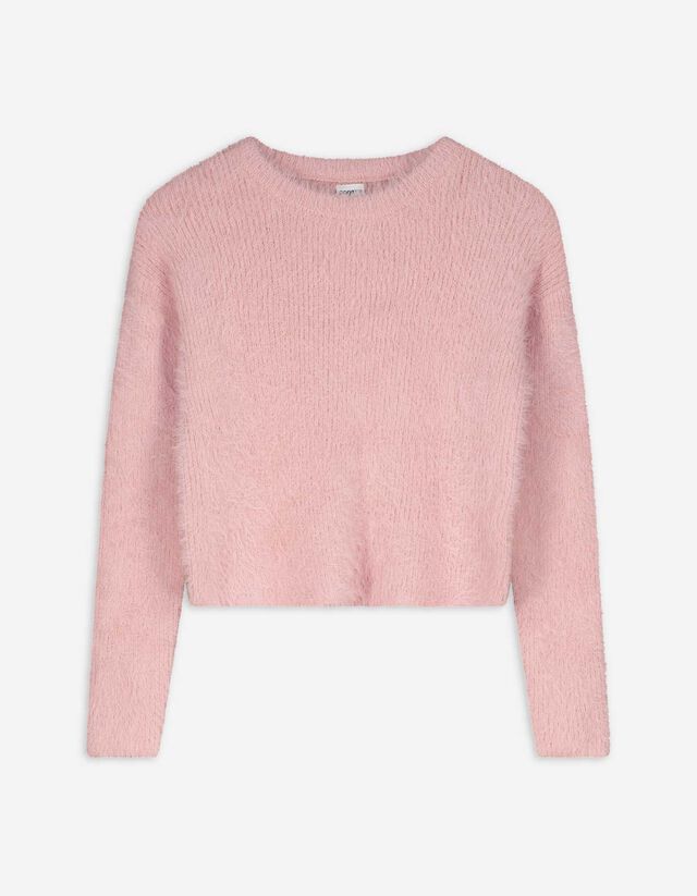 Langarmshirt - Strick - lila