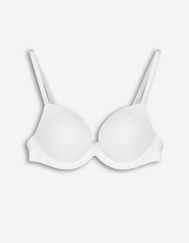 T-Shirt-BH - mit B&uuml;gel - wei&szlig;