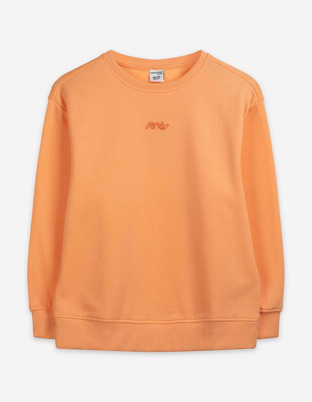 Sweatshirt - Oversized Fit - orange