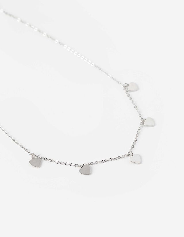 Kette - Anh&auml;nger - silberfarben