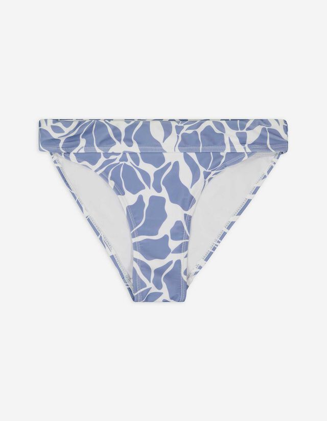 Bikinislip - Allover-Print - blau