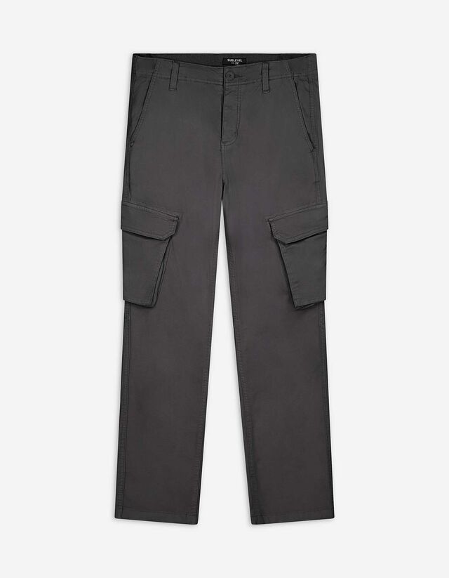 Cargohose - Cargotaschen - dunkelgrau