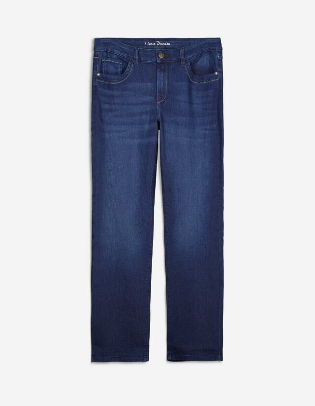 Jeans - Eingrifftaschen - dunkelblau