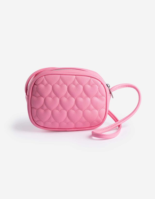 Handtasche - Lederoptik - pink