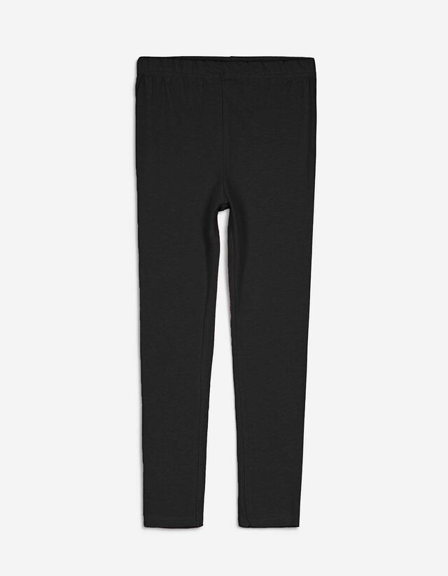 Leggings - Elastischer Bund - schwarz
