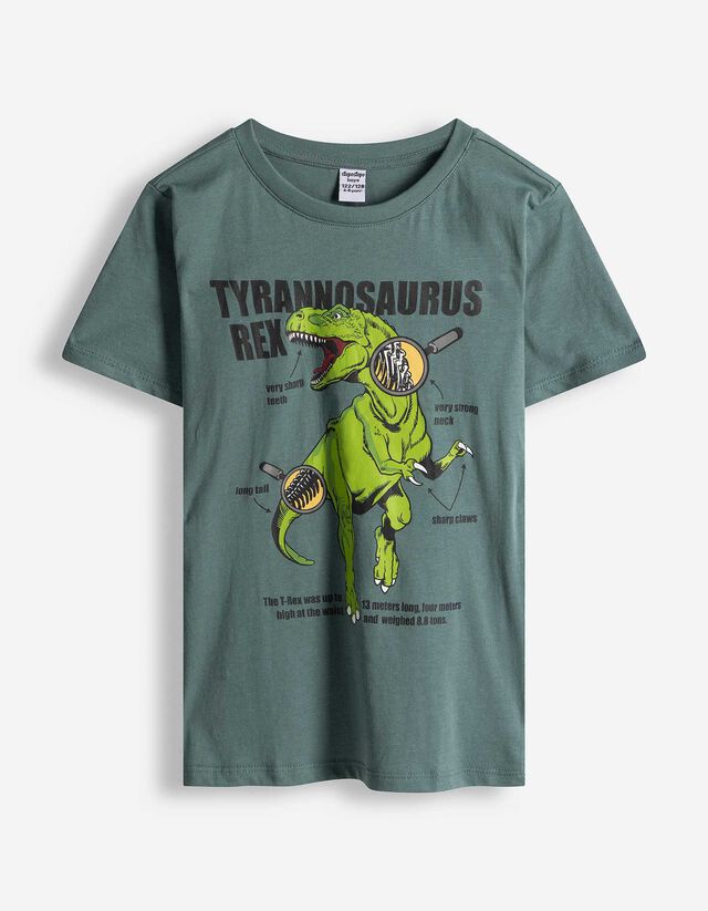 T-Shirt - Frontprint - gr&uuml;n