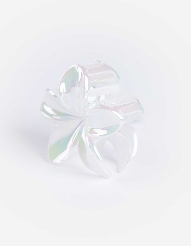 Haarklammer - wei&szlig;