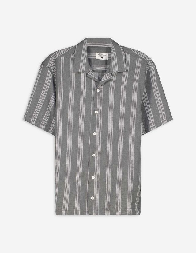 Hemd - Streifen - dunkelgr&uuml;n