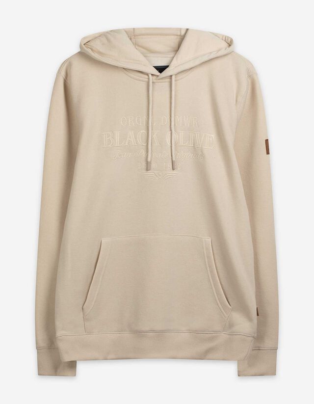 Sweatshirt - Stickerei - wei&szlig;