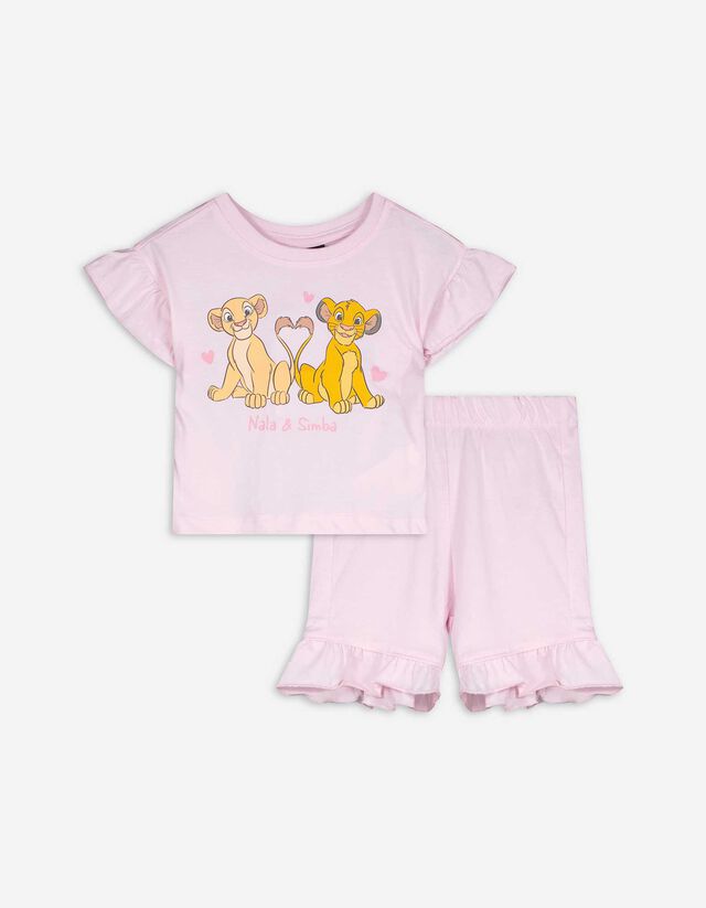 Set aus Shirt und Hose - K&ouml;nig der L&ouml;wen - rosa