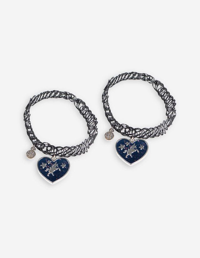 Freunschaftskette - 2er-Pack - silberfarben